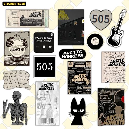 Image of Pack of 15 Cute Stickers for Laptops /Mobiles /Guitar /Journal etc. (Arctic Monkeys)