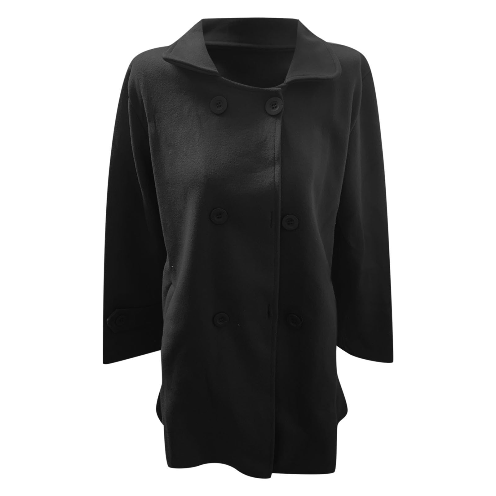 Générique Manteau Femme Trench Coat Long Avec Capuche Manteaux En Laine Jacket Décontracté Blouson Femmes Outwear Coat Legere Manteaux Et Blousons Casual Veste Mi Saison Hiver