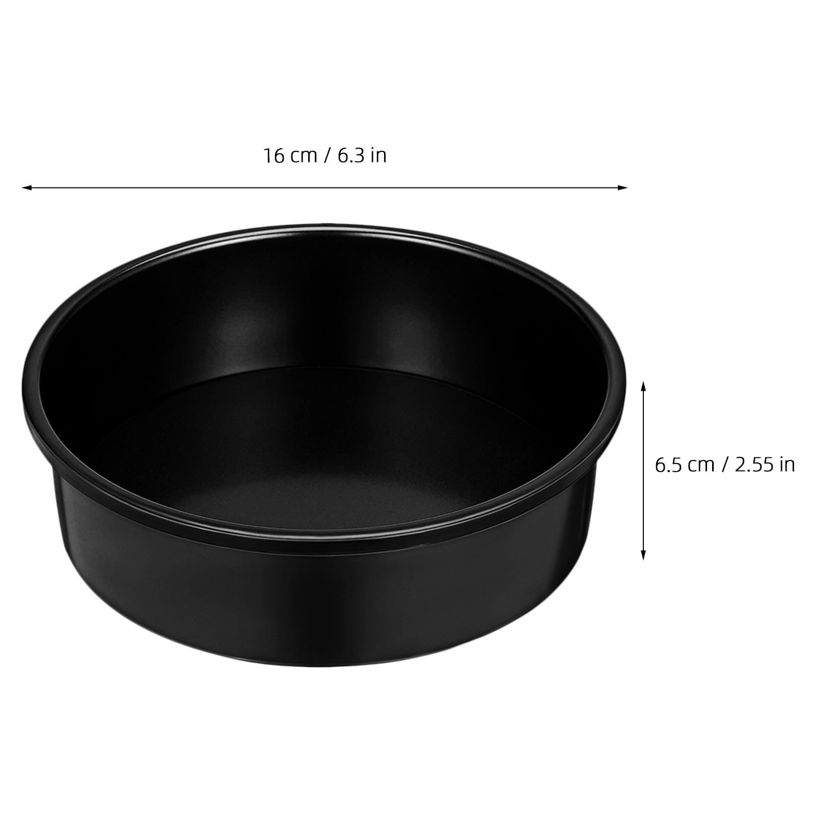 Zerodeko 1 set di tortiere rotonde piccole da 6 pollici con rivestimenti in