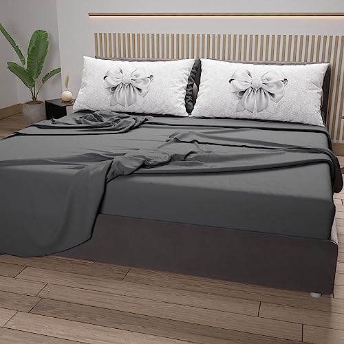 PETTI Artigiani Italiani, Double Bed Linen in Cotton with Pillowcases in Digital Print - Image 3