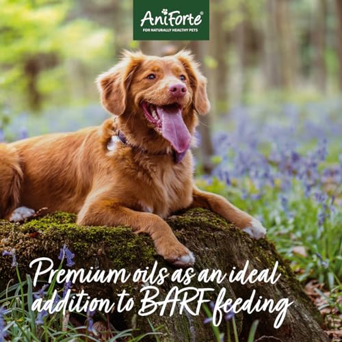 AniForte Barf Futteröl für Hunde 1L Natürliches Premium Öl