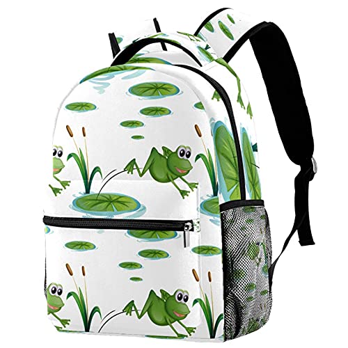 Sac à dos décontracté pour femme grande capacité coloris vert tendance