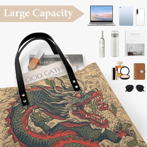 A Beautiful Fairy Work Tote Bag for Women Leather Shoulder Bag with Magnetic Buckle Purse And Handbags4