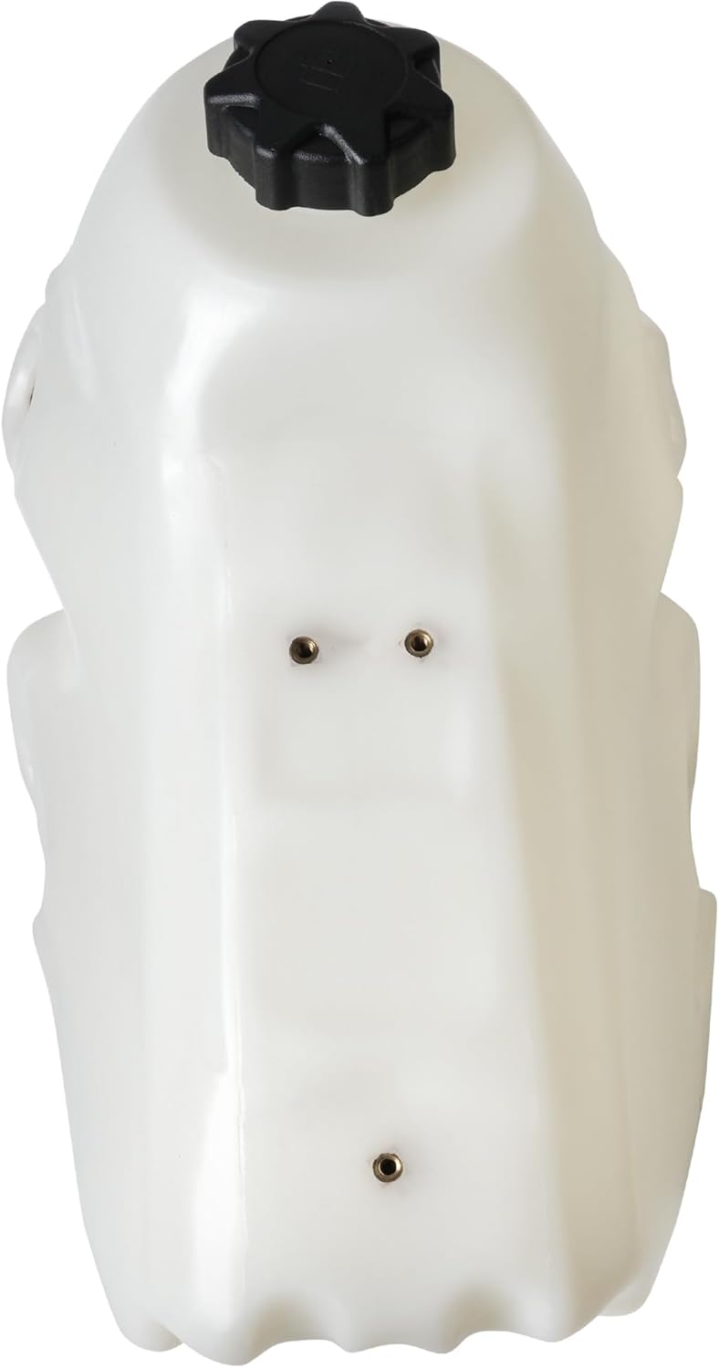 Fuel Tank White For Suzuki DRZ400 E/S/SM 2000-2017 & Kawasaki KLX400R/SR 2003-2004, 3.2 Gal Plastic Gas Tank