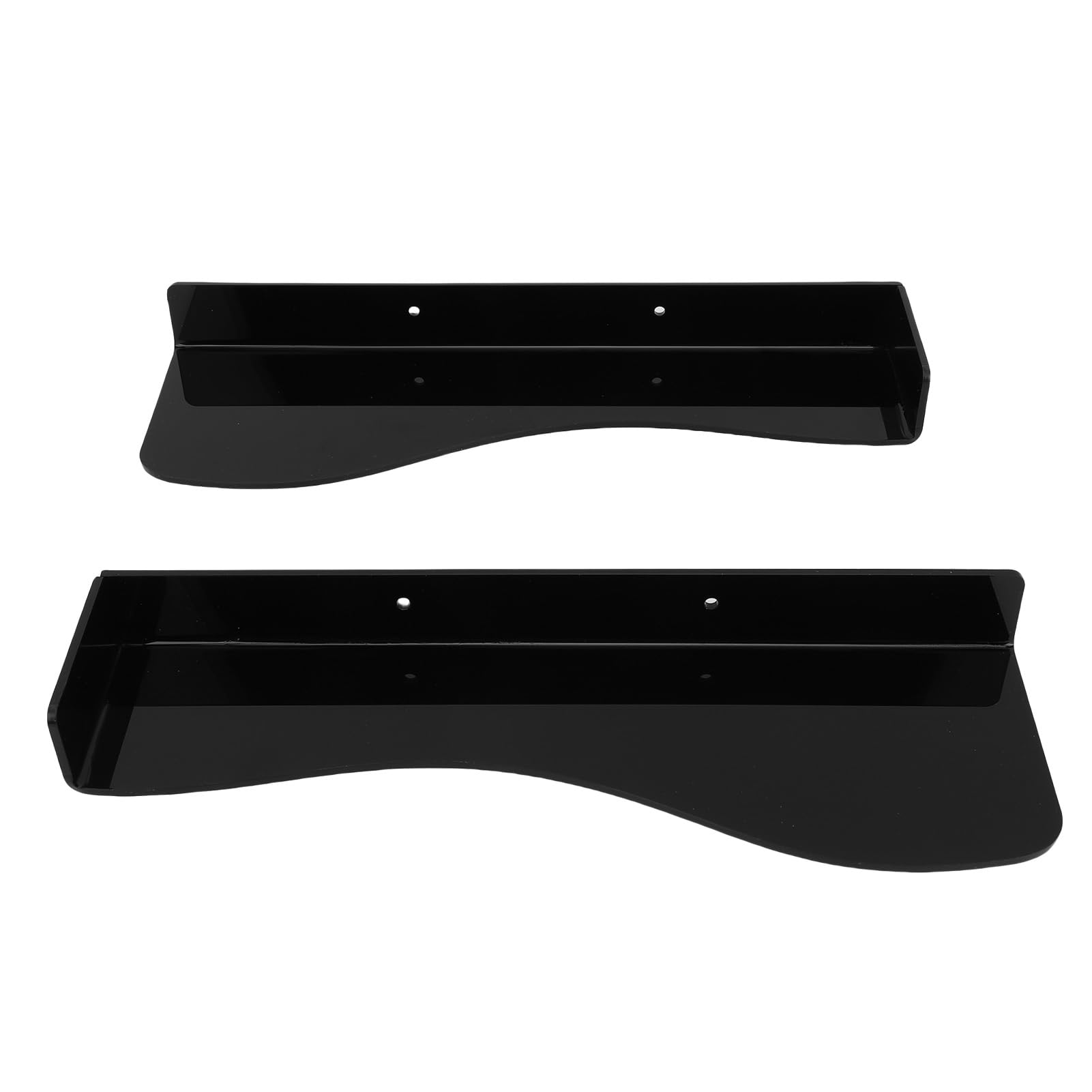 Estante flotante para zapatos expositor de zapatillas acrílico transparente de pared 2 uds