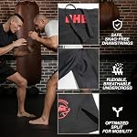2-in-1 BJJ MMA Fight Shorts Built-in Compression Lining: Grappling, Brazilian Jiu Jitsu, No-Gi Shorts