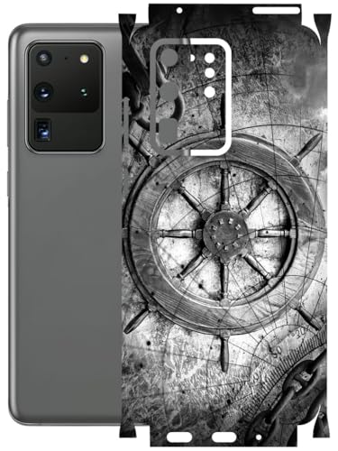 Image of AtOdds - Full Body Back Screen Guard Protector Film - Lamination Wrap Skin Sticker Compatible with Samsung Galaxy S20 Ultra | Scratchproof Matte Finish (Voyage)
