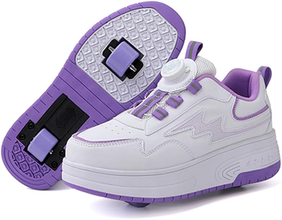 Scarpe Con Rotelle ENEN 2-in-1 – Sneakers Convertibili Per Bambini E Ragazzi, Ruota Posteriore Retrattile, Outdoor, Taglie Normali