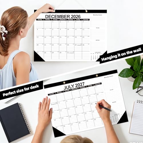 Image of ZTX Desk Calendar 2026-2027 July 2026 to December 2027