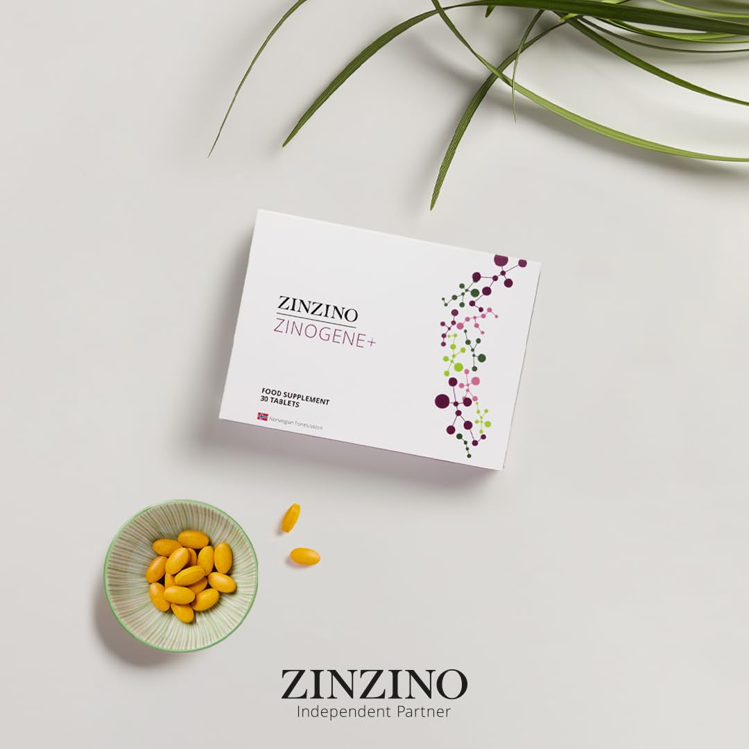 ZinZino ZinoGene+ mit Fucoidin, Quercetin, Vitamin C & Zink, 60 Kapseln