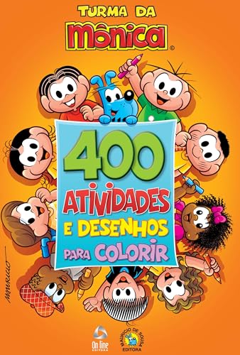 Turma Da Mônica Livro 400 Atividades e Desenhos para Colorir