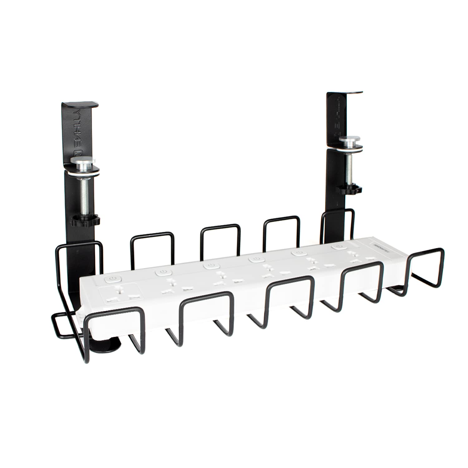 Buy ENHITY Under Desk Cable Management Tray, Clamp Cable Tray Organizer