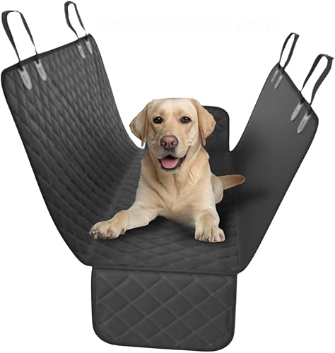 Miniatura 9 de Funda de asiento de coche para perro para asiento trasero para automóviles y SUV protector duradero de asiento para mascotas hamaca antideslizante