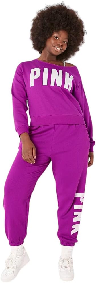 Victoria's Secret PINK Fleece Cropped Sweatshirt - Image 3