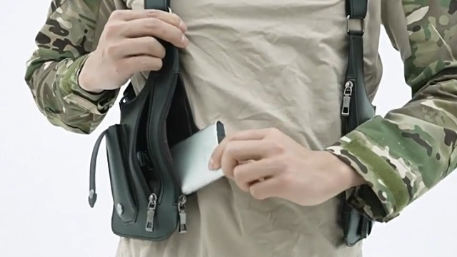 Amazon.com: Tactical Double Shoulder Armpit Bag,Anti-Pickpocket