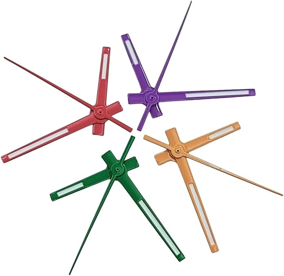 1 Set Watch Hands 12.5mm*12mm*8mm, Green Luminous Hands Pointers for NH35 NH36 7S26 7S36 4R35 4R36 Movements(Rose Gold)