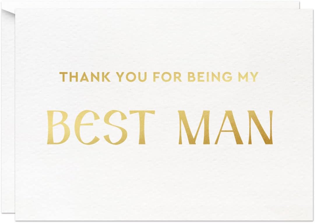 MAGJUCHE Gold Foil Wedding Card - To My Best Friend On Her Wedding Day Greeting Card