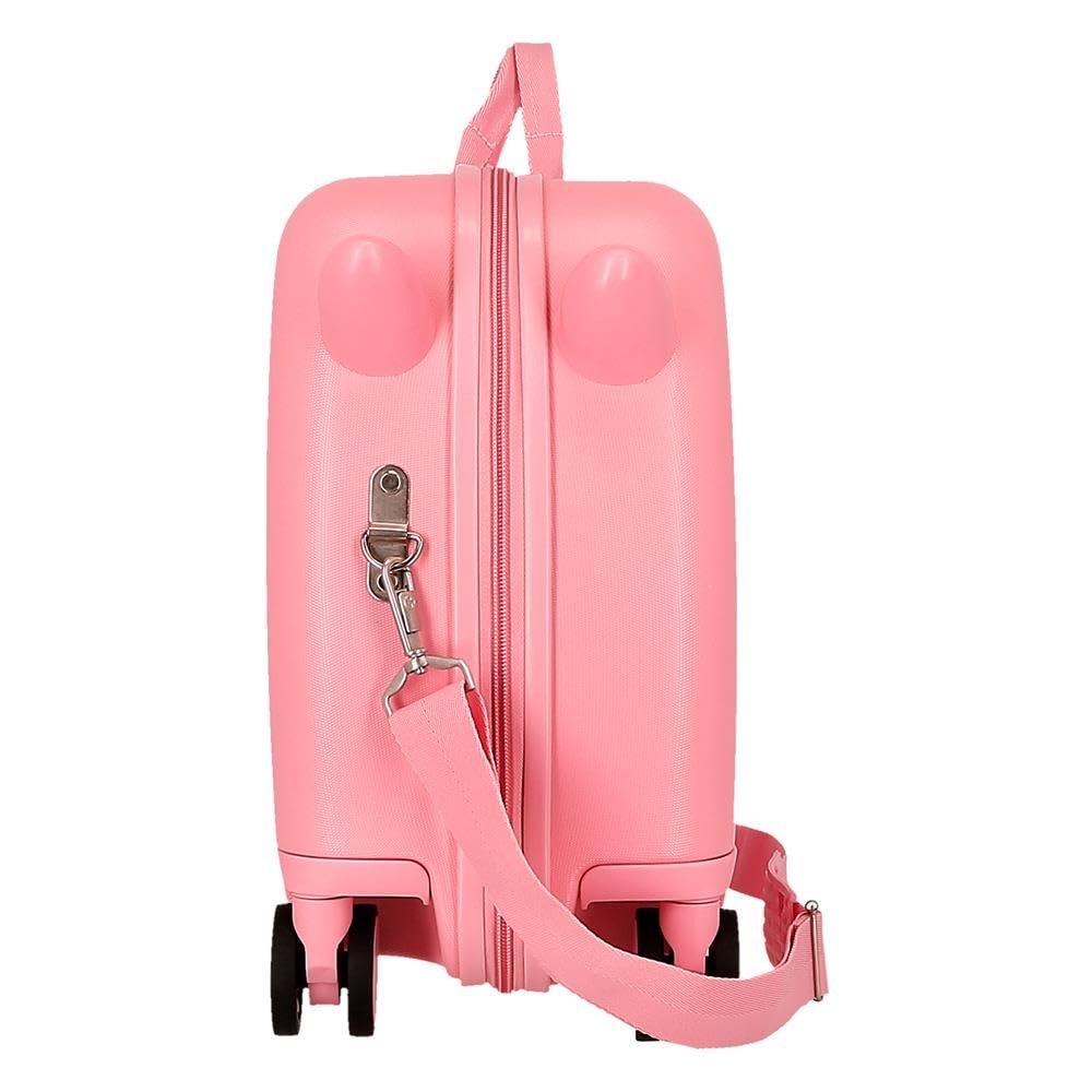 Sanrio Hello Kitty Bows Rose Valise Enfant 50x38x20 cm Rigide ABS Fermeture à Combinaison Latérale 34L 2.1kg 2 Wheels