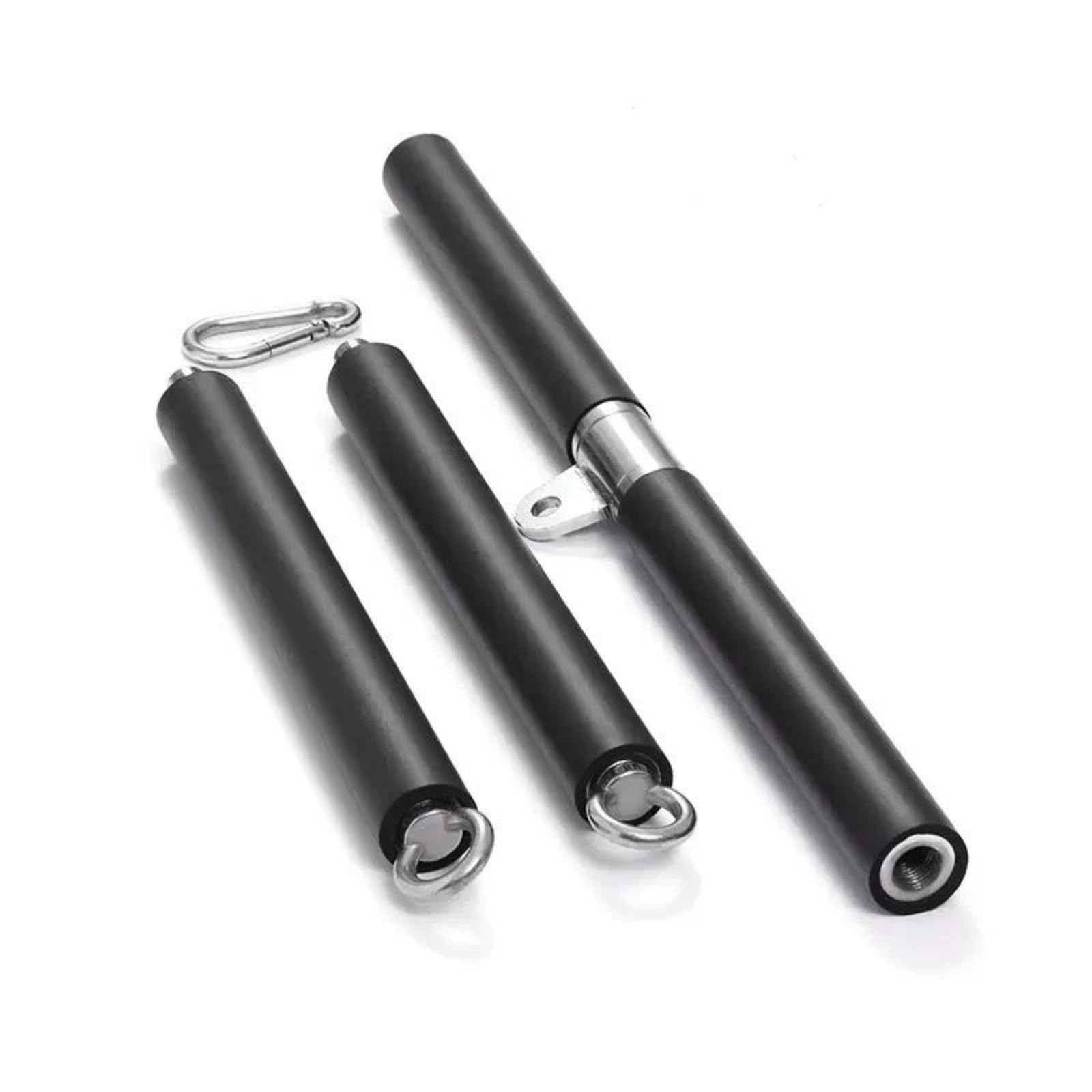 Cylindrical Grips Three-Section Pull Bar Silver Connector Rotating Pull Bar, Straight Bar-image-45