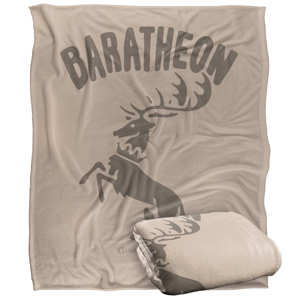 GAME OF THRONES Blanket, 152 x 127 cm The Ours is The Fury Silky Touch Super Soft Throw Blanket