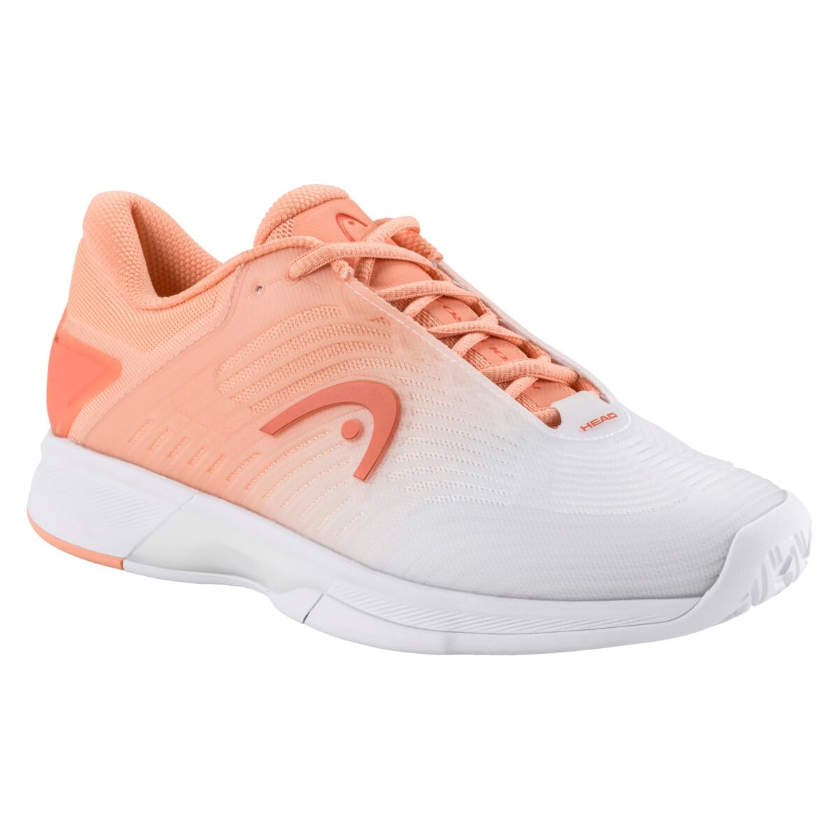 HEAD Women's Revolt Pro 4.5 Tennis Shoes Coral White
