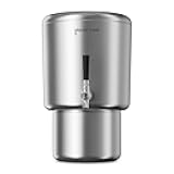 2.25G Stainless Steel Countertop Water Filtration System, Gravity-Fed with Elarisey™ Filtration Technology, Reduces Heavy Metals, PFOA & PFOS, and Meets SGS Standards