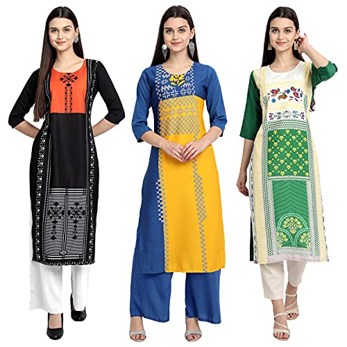 Image of Women's Crepe Straight Kurta