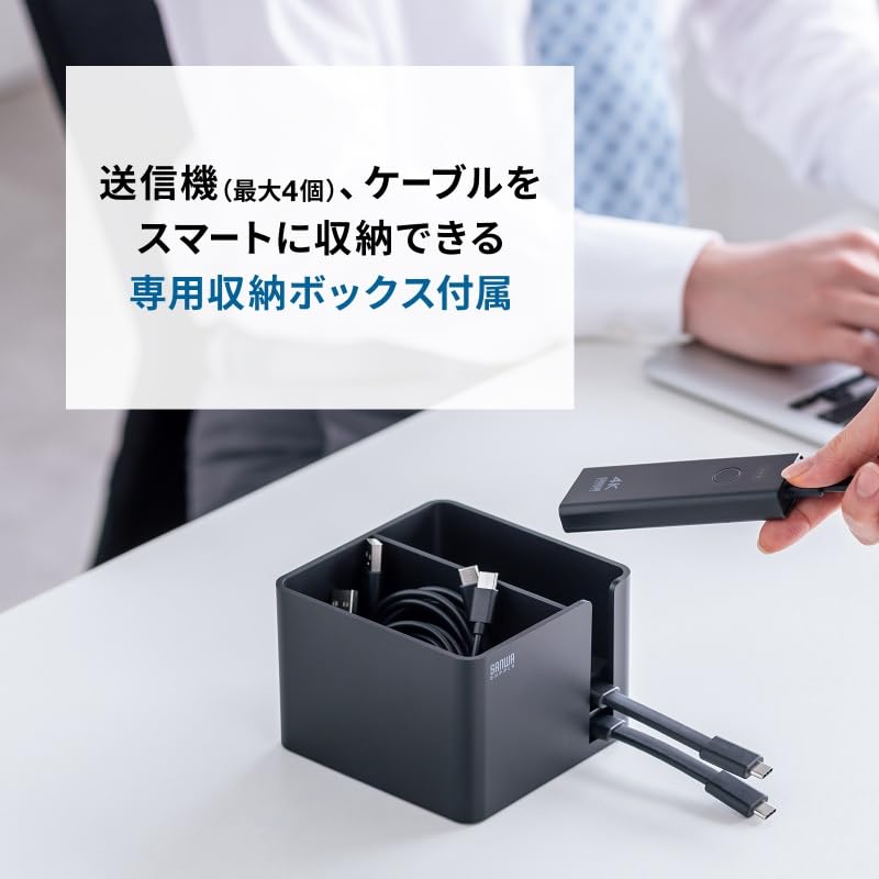 Amazon | サンワサプライ(Sanwa Supply) 4K対応ワイヤレスHDMI