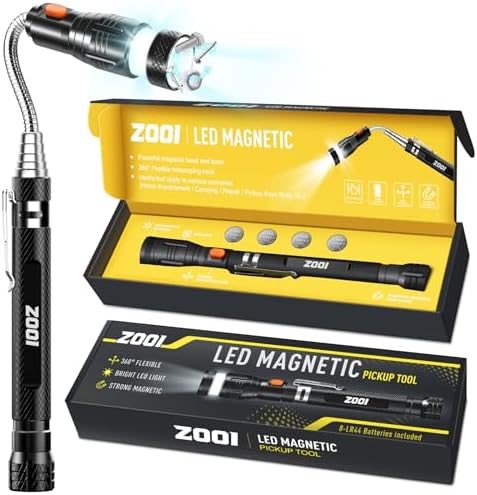 ZOOI Gifts for Men, Valentines Day Gift for Him Telescoping Magnetic Pickup Tools, Mens Valentines Day Gift for Boyfriend, Birthday Dad Gifts for Him Dad Husband Grandpa, Tools for Men
