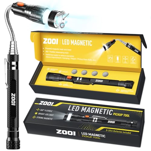 ZOOI Stocking Stuffers for Men Adults, Christmas Gifts for Men, Dad, Him, Husband, Telescoping Magnetic Pickup Tools, Mens Stocking Stuffers, Mens Dad Gifts from Daughter, Cool Stuff Tools Gadgets