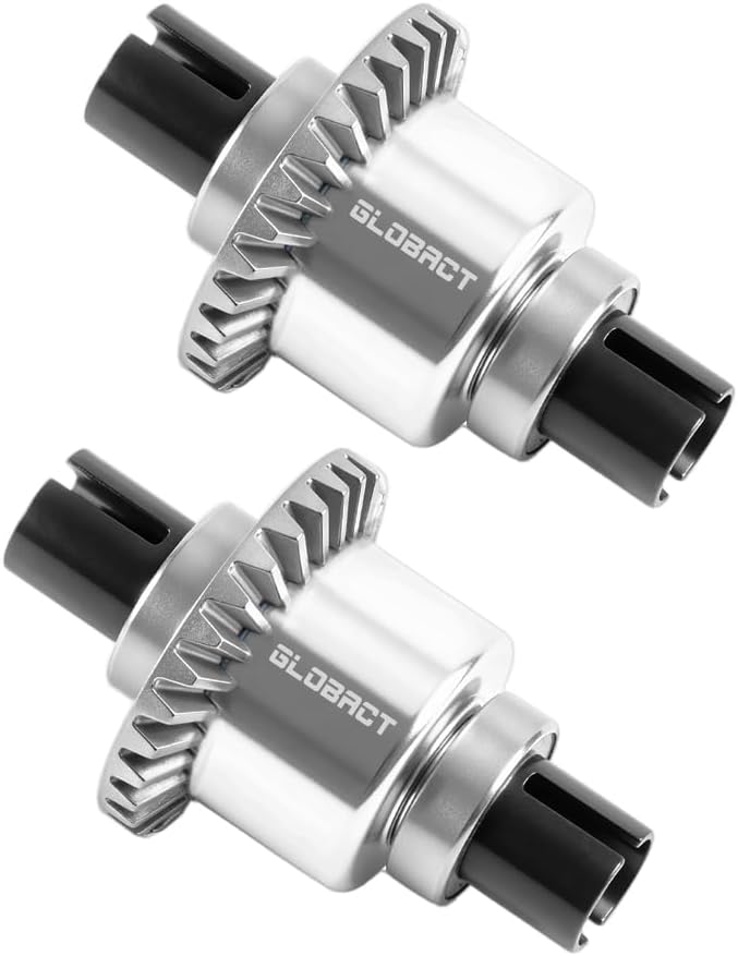 GLOBACT Full Metal Assembled Oil Filled Differential 30T 0.8Mod for ARRMA 1/18 Granite GROM 1/14 Typhon GROM 1/16 Mojave GROM RC Truck Upgrade Parts Replace ARA311193 (2PCS)