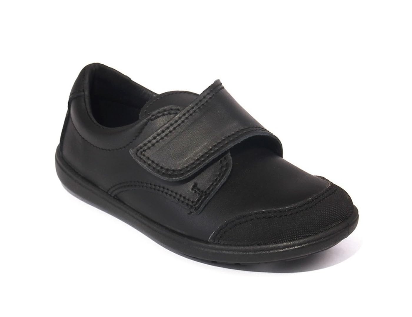 Generic Zapato Colegial Niño Velcro Javer Piel Lavable JAVER Mod 6-3