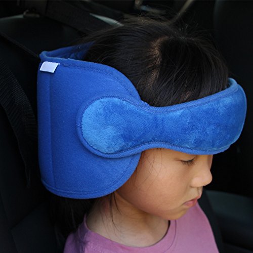 Soporte para Cabeza en Asiento de Coche para Bebé Azul miniatura 6