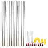 40ft (Three Story) Aluminum Gutter Vacuum Cleaning System, Equipment for Wet/Dry Vacuums