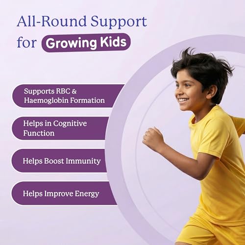 Image of Gritzo Iron Gummies for (7+ Boy), Mixed Berry, 30 Gummies | With Folic Acid & Vitamin C | Zero Added Sugar