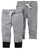Carter's Baby Boys' 2-Pack Striped Pants Newborn