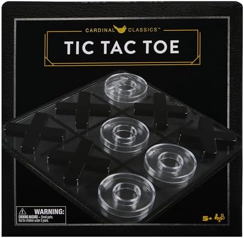Spin Master Games Cardinal Classics Tic Tac Toe Classic Board Game