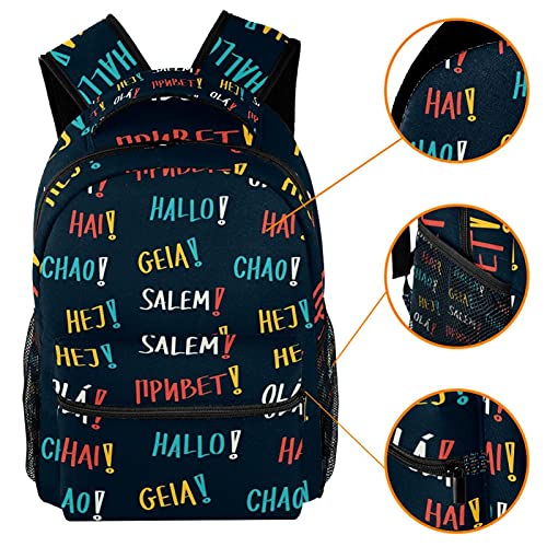 Sac à dos décontracté Hello Different - Solution haute capacité pour le dos des femmes - 3