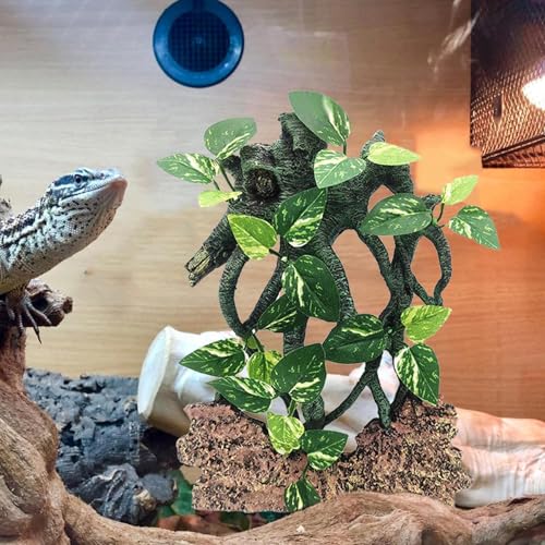 Branches de reptile et décorations en résine pour réservoir de lézard - 3