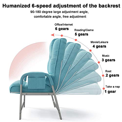 Chaise informatique pivotante YZCIS avec dossier inclinable confortable - 4