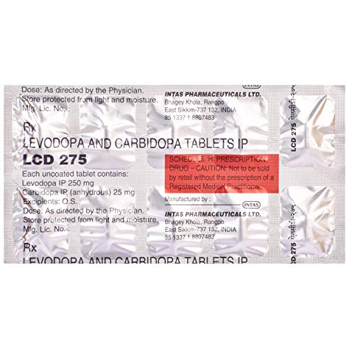 LCD 275 – Strip of 10 Tablets LCD 275 – Strip of 10 Tablets