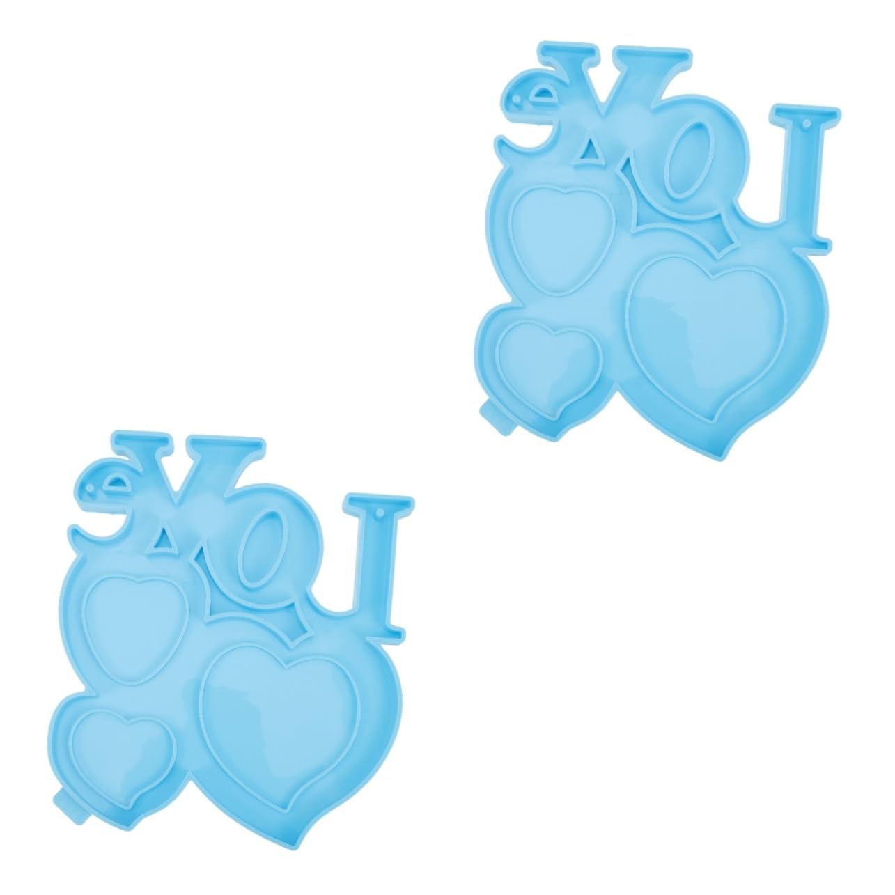 Molde de marco de fotos de amor para manualidades personalizadas y juguetes de bricolaje