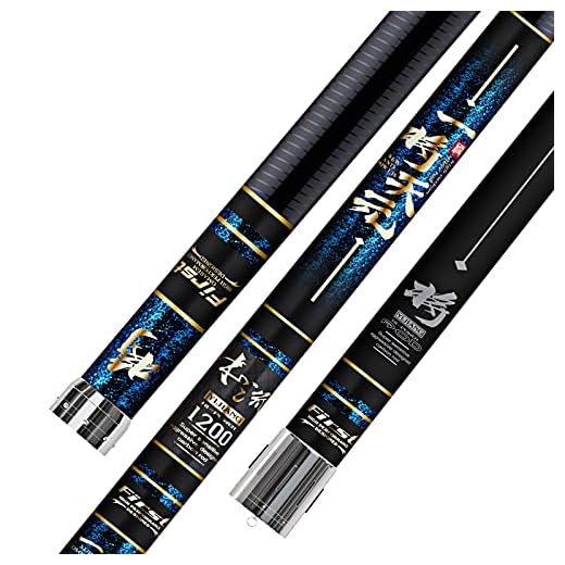 BANGHA CañAs De Pescar Surfcasting Varilla de Mano Fibra de Carbono Negro Sección Larga Poste Mano Tackle Fishing CañA Pescar (Length : 11m)
