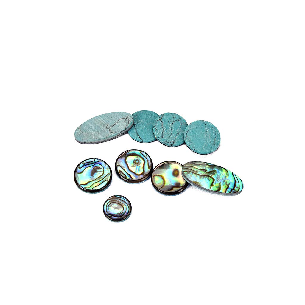 Alnicov High Quanlity Lot de 9 boutons de saxophone soprano soprano alto ténor avec perles de saxophone soprano pour clés Multicolore