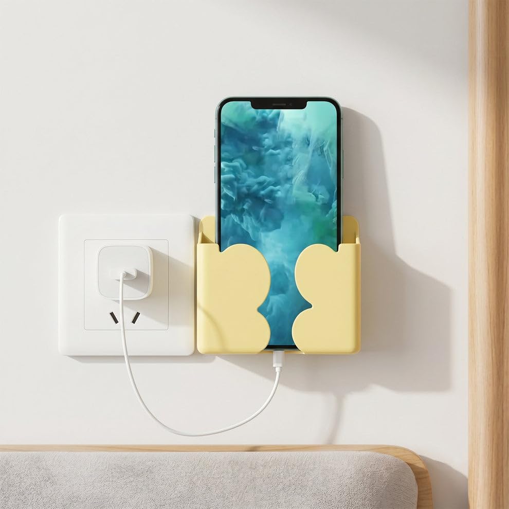 Image of Oblivion Wall Mount Phone Holder Self Adhesive Mobile Charging Stand