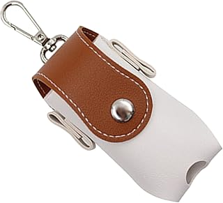 TENDYCOCO Golf Bag Golfs Pouch Waist Pack Golfing Bag Reusable Golfs Bag Light Brown Pu Container Daily Use Golfs Supplies Outdoor Golfs Pouch Golfs Bag Hanging Golfs Bag