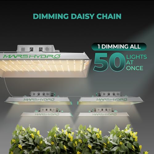 Mars Hydro TS 1000BIAO 2024 New Ts1000 150W Led Grow Light For Indoor Plants, Patented Reflector Dimmable Lights Daisy Chain Full Spectrum Growing Lamps thumb #6