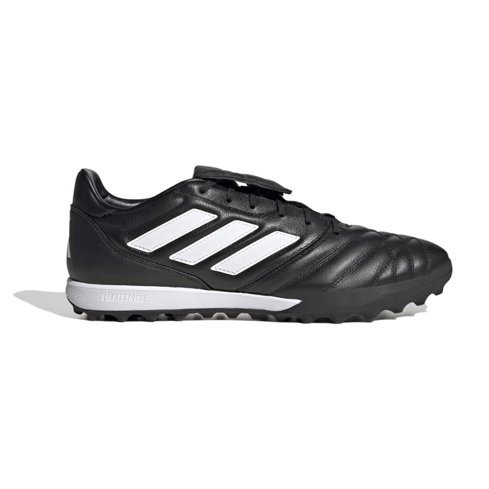 adidas Unisex Copa Gloro Turf Sneaker, Black/White/Black, 12 US Men
