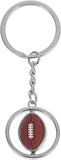 BESTOYARD 1 Piece American Football Key Pendant, 3D Football Key Pendant, Sports Made of Zinc Alloy, Theme Party Accessori...