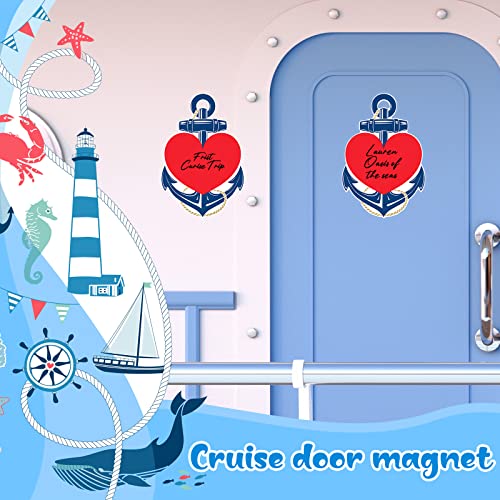 Imanes Magnéticos de Ancla con Corazón Rojo para Puerta de Crucero miniatura 5